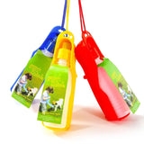 250ml Pet Travel Water Bottle With Foldable Bowl Mr Fluffy