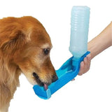 250ml Pet Travel Water Bottle With Foldable Bowl Mr Fluffy