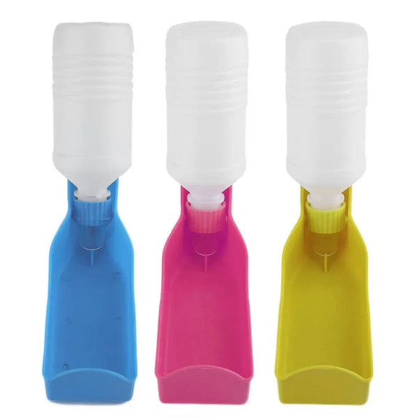 250ml Pet Travel Water Bottle With Foldable Bowl Mr Fluffy