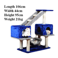 4-Tier Cat Climbing Tree / Playhouse Mr Fluffy