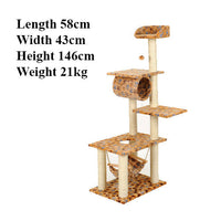 5-Tier Cat Tree Paw Print Mr Fluffy