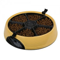 Automatic 6 Meal Food Dispenser Mr Fluffy