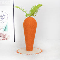 Carrot Cat Scratch Post Mr Fluffy
