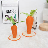 Carrot Cat Scratch Post Mr Fluffy