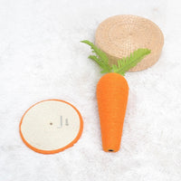 Carrot Cat Scratch Post Mr Fluffy