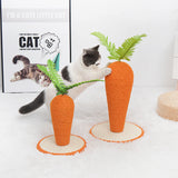 Carrot Cat Scratch Post Mr Fluffy