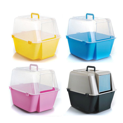 Covered Cat Litter Box With Free Scoop Mr Fluffy