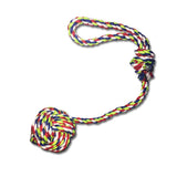 Dog Toy Woven Rope Mr Fluffy
