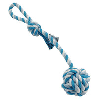 Dog Toy Woven Rope Mr Fluffy