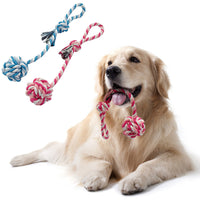 Dog Toy Woven Rope Mr Fluffy