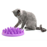 Dougez Interactive Cat Food Bowl / Slow Feeder Mr Fluffy