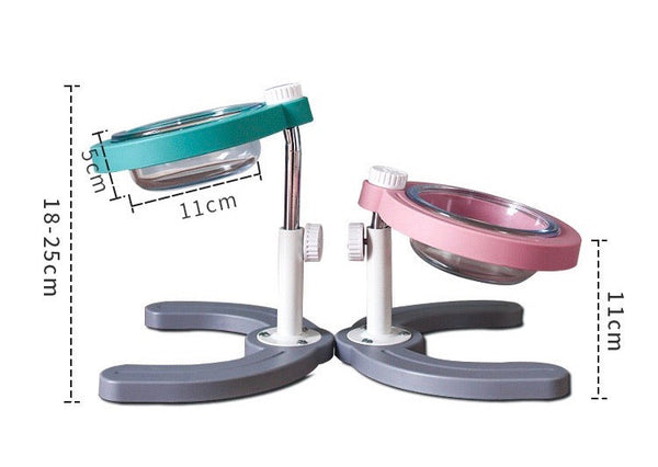Ergonomic Pet Bowl Mr Fluffy