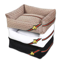 GUCCI Style Pet Cushion Bed Mr Fluffy
