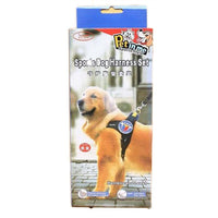 Heavy Duty Pet Harness & Leash Set Mr Fluffy