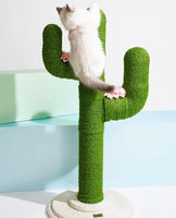 Hemp Rope Cactus Cat Climbing Tree / Scratch Post Mr Fluffy