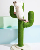 Hemp Rope Cactus Cat Climbing Tree / Scratch Post Mr Fluffy