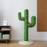 Hemp Rope Cactus Cat Climbing Tree / Scratch Post Mr Fluffy