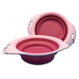 Large Pet Travel Silicon Foldable Bowl Mr Fluffy