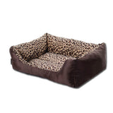 Leopard Print Pet Cushion / Pillow with Waterproof Base Mr Fluffy