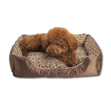Leopard Print Pet Cushion / Pillow with Waterproof Base Mr Fluffy