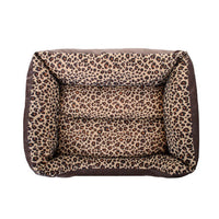 Leopard Print Pet Cushion / Pillow with Waterproof Base Mr Fluffy