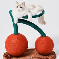 Limited Edition Cherry Cat Climbing Tree / Scratch Post Mr Fluffy