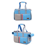 Multi Colour Nylon Fabric Pet Carrier / Bag for 7kg Pets Mr Fluffy