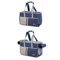 Multi Colour Nylon Fabric Pet Carrier / Bag for 7kg Pets Mr Fluffy