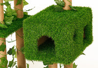 [PRE ORDER] 8-Tier Cat Climbing Tree / Playhouse with Synthetic Grass / Cat Condo Mr Fluffy