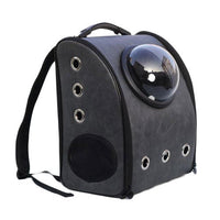 PU Leather Astronaut Pet Backpack / Carrier Mr Fluffy