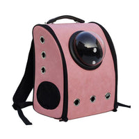PU Leather Astronaut Pet Backpack / Carrier Mr Fluffy
