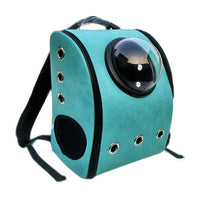 PU Leather Astronaut Pet Backpack / Carrier Mr Fluffy