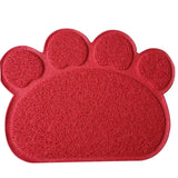 Paw Shape Cat Litter Non Slip Mat Mr Fluffy