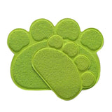 Paw Shape Cat Litter Non Slip Mat Mr Fluffy