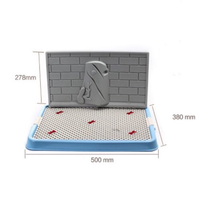 Pee Tray With Wall For Male Dogs Mr Fluffy