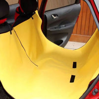 Pet Car Back Seat Hammock With Seat Belt Buckle Openings Mr Fluffy