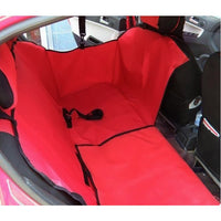Pet Car Back Seat Hammock With Sides And Seat Belt Buckle Openings Mr Fluffy