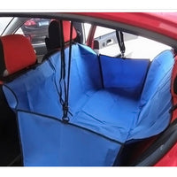 Pet Car Back Seat Hammock With Sides And Seat Belt Buckle Openings Mr Fluffy
