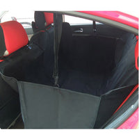 Pet Car Back Seat Hammock With Sides And Seat Belt Buckle Openings Mr Fluffy