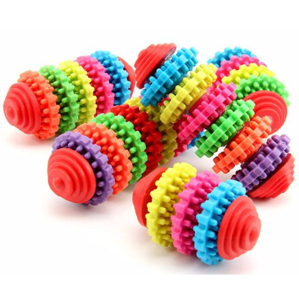 Pet Chew Toy Rotary Gear / Teeth Cleaning Toy Mr Fluffy