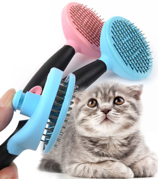 Pet Shedding Brush Comb Easy Clean Mr Fluffy