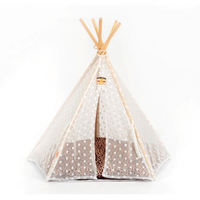 Pet Teepee Tent Mr Fluffy