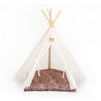 Pet Teepee Tent Mr Fluffy