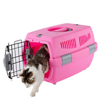Pet Travel Hard Case Carrier / Airline Crate Mr Fluffy