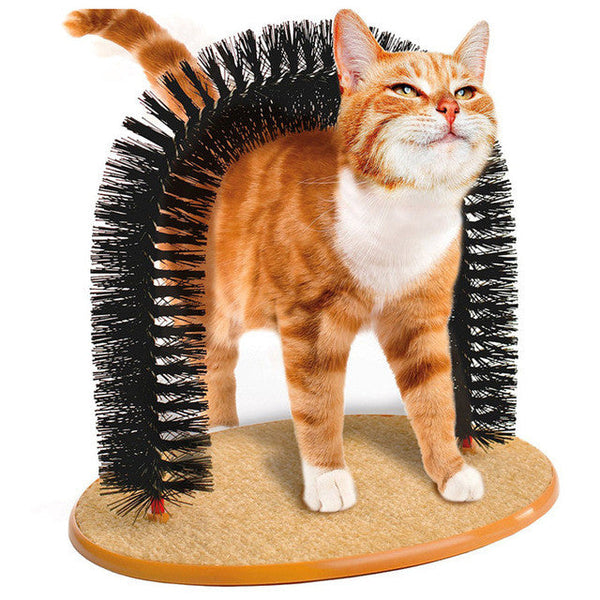 Purrfect Arch Cat Groomer & Massager Mr Fluffy