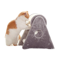 Rolling Scratch Pad Cat Climbing Tree / Playhouse Mr Fluffy