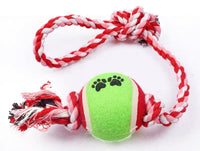 Single Ball with Rope Mr Fluffy