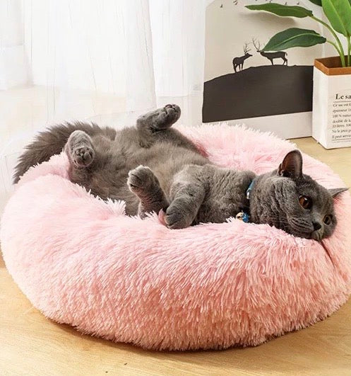 Ultra Soft Calming Pet Bed / Soothing Fluffy Cushion Mr Fluffy