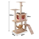 Wooden Cat Tree Mr Fluffy