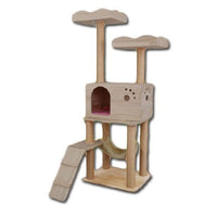 Wooden Cat Tree Mr Fluffy